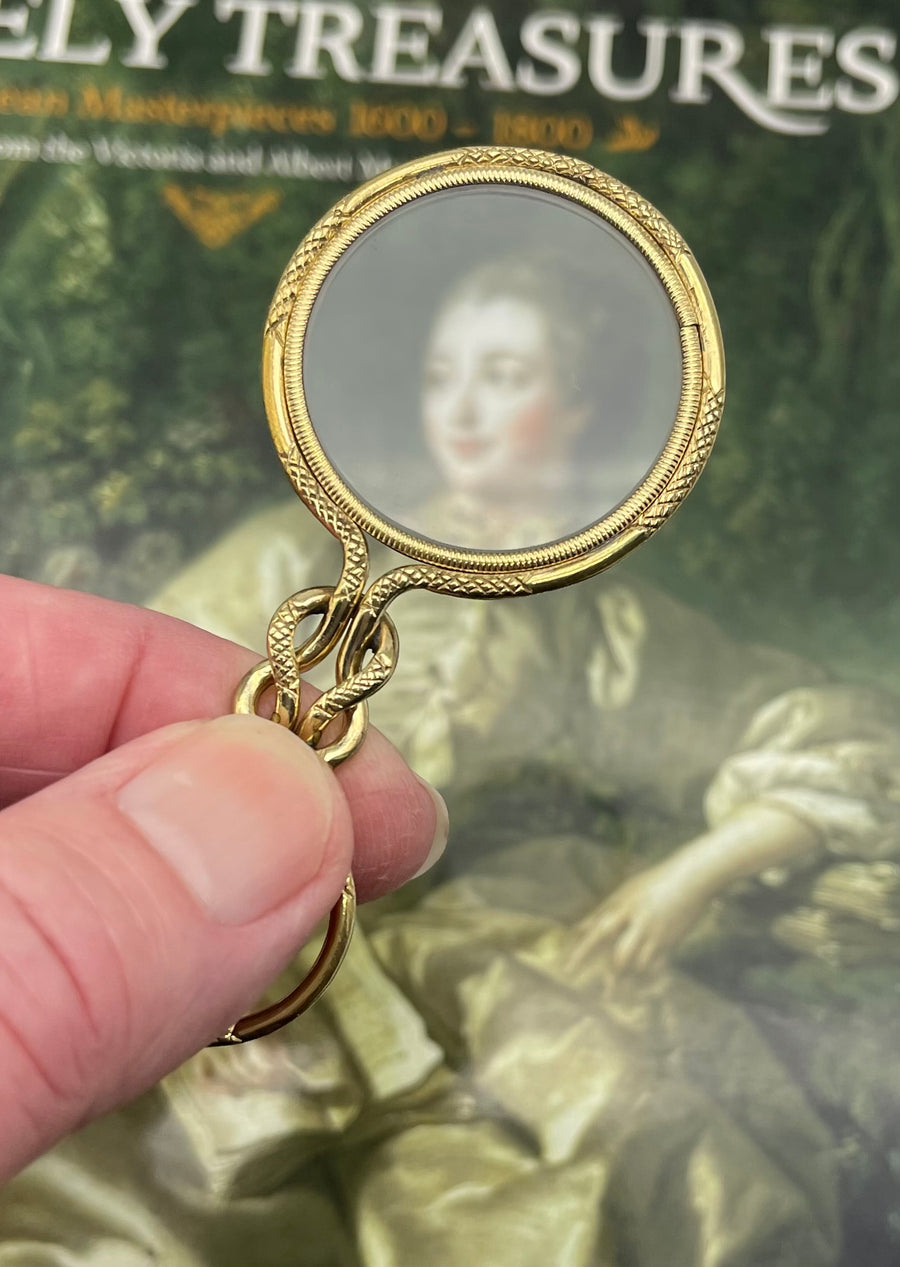 Antique Georgian Gold Cased Quizzer Pendant