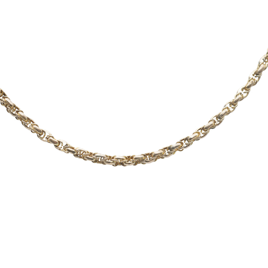 Antique 9ct Rose Gold Fancy Link Chain