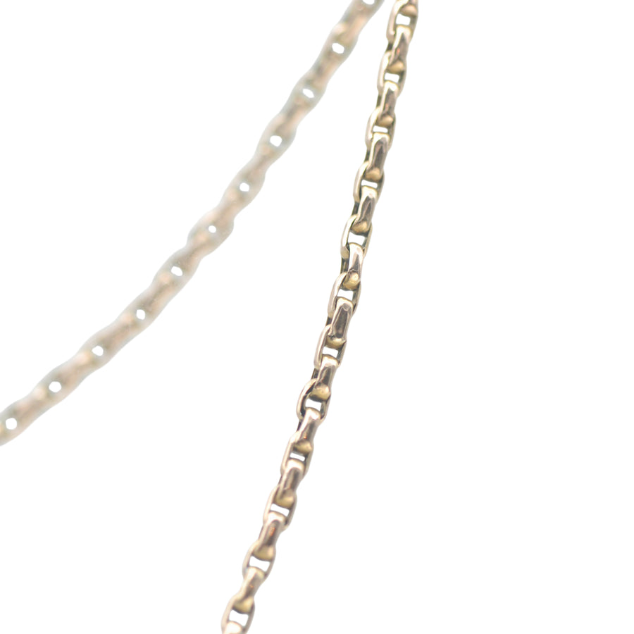 Antique 9ct Rose Gold Belcher Link Chain