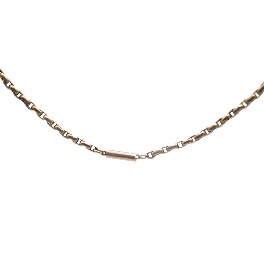 Antique 9ct Rose Gold Belcher Link Chain