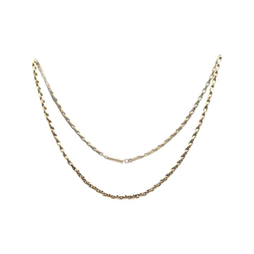 Antique 9ct Rose Gold Belcher Link Chain