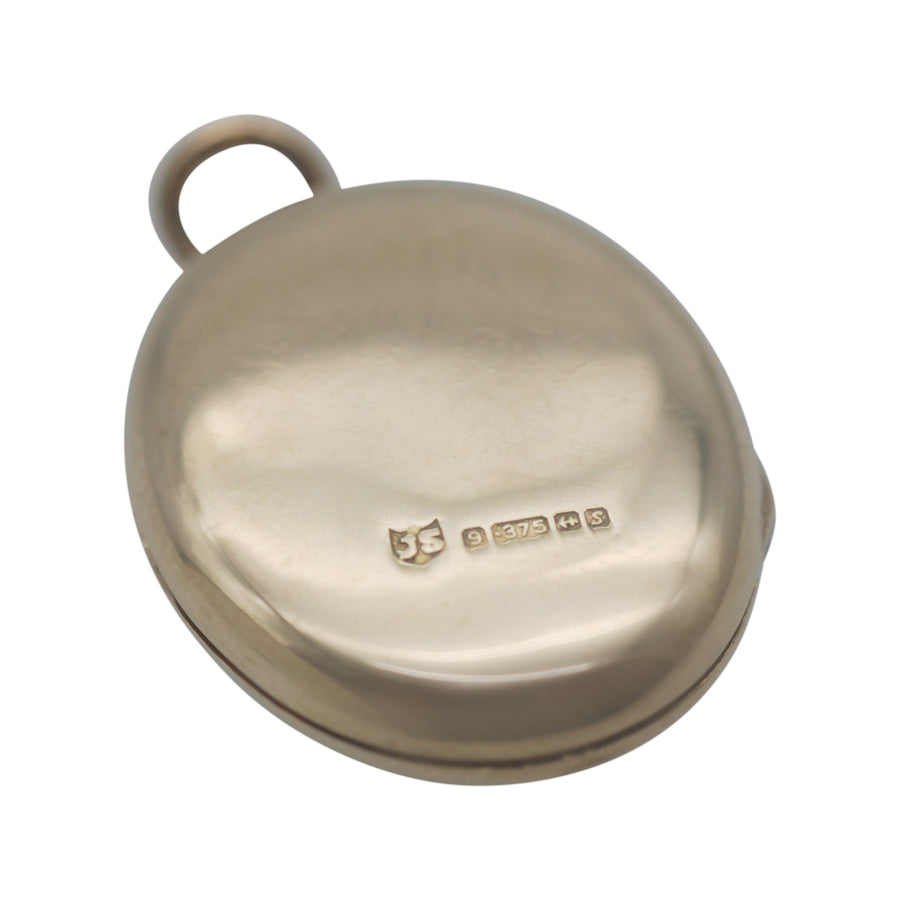 Vintage 9ct Gold Oval Locket