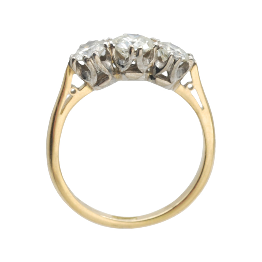 1930’s 18ct Gold and Diamond Trilogy Ring