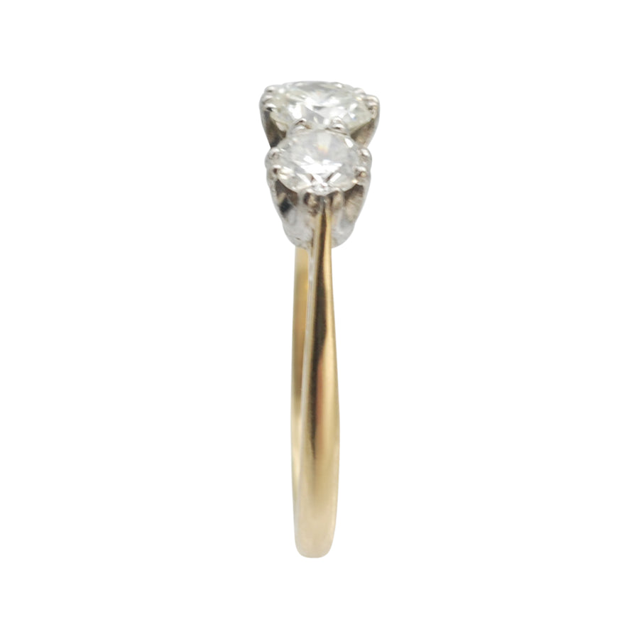 1930’s 18ct Gold and Diamond Trilogy Ring