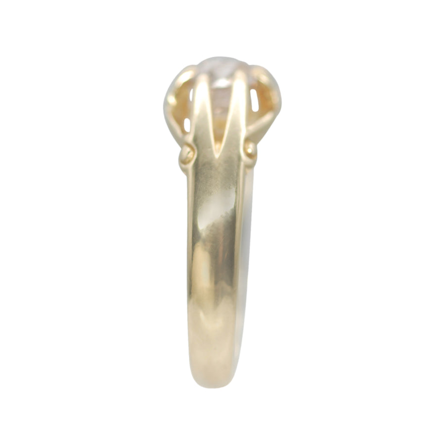 Antique 18ct Gold and Diamond Australian Buttercup Ring