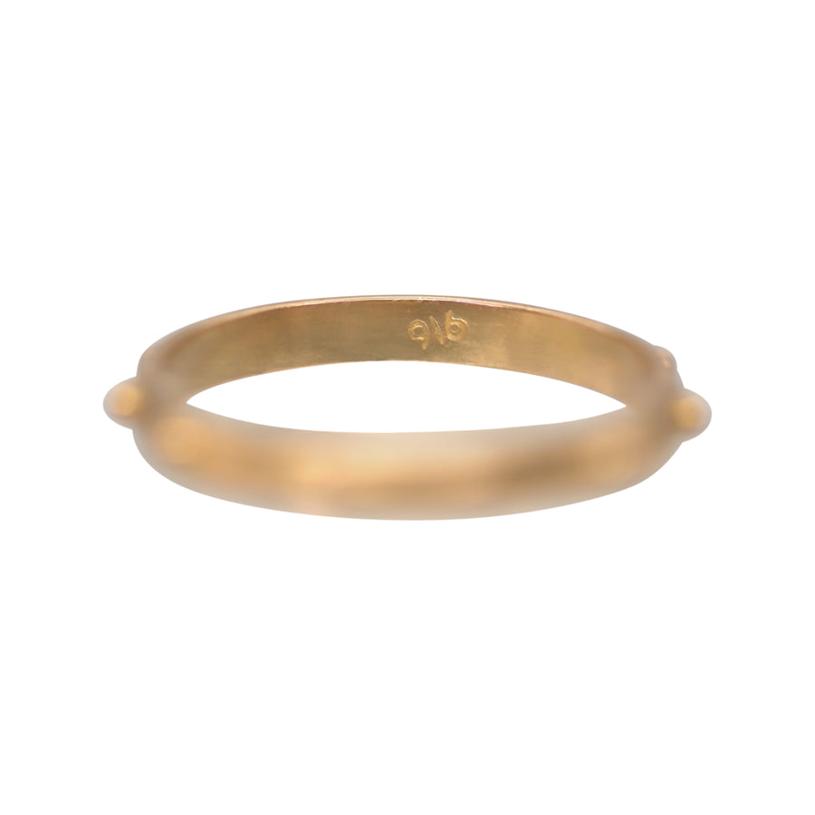 Vintage 22ct Gold Rosary Ring