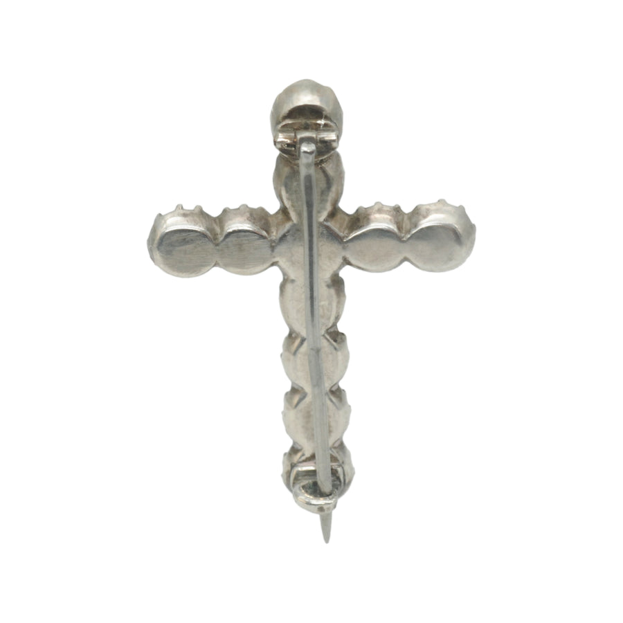 Antique SilverGeorgian/early Victorian paste cross