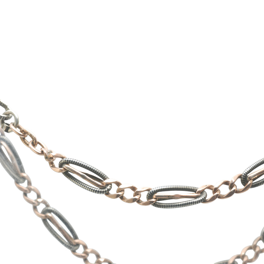 Antique French Silver Neillo Chain