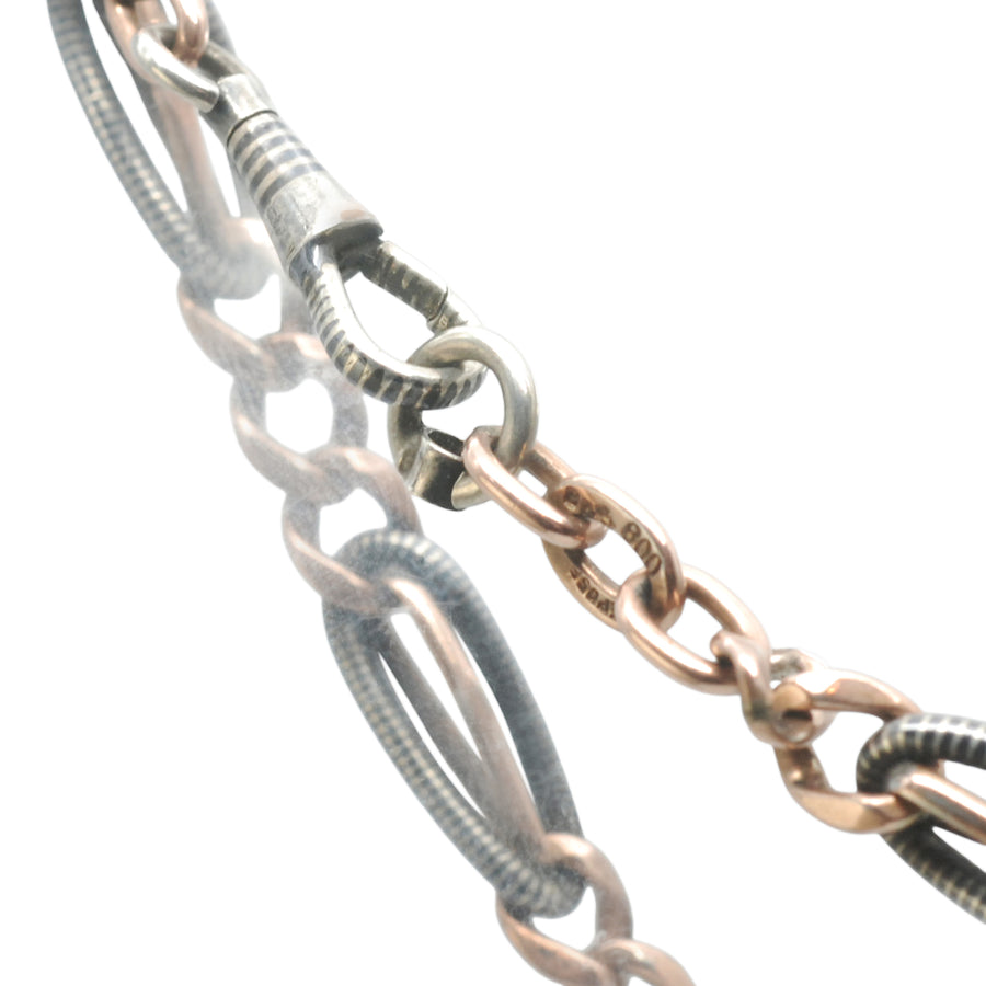 Antique French Silver Neillo Chain
