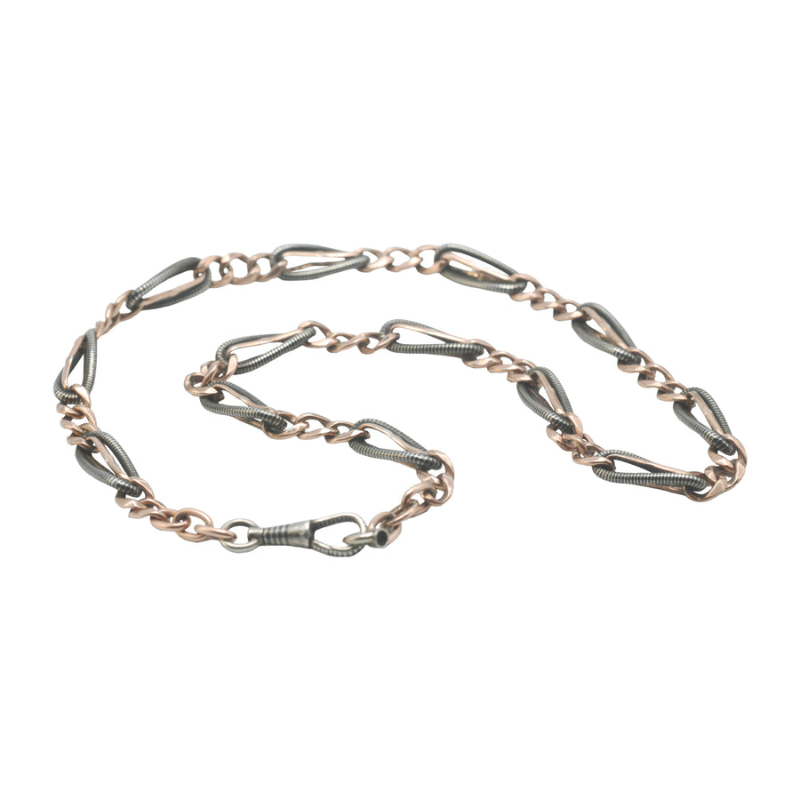 Antique French Silver Neillo Chain