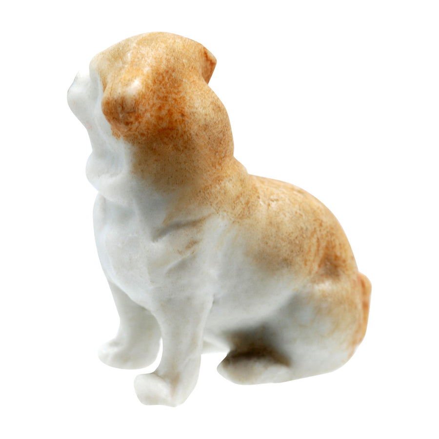 Antique Porcelain Dog Figure - Right Side