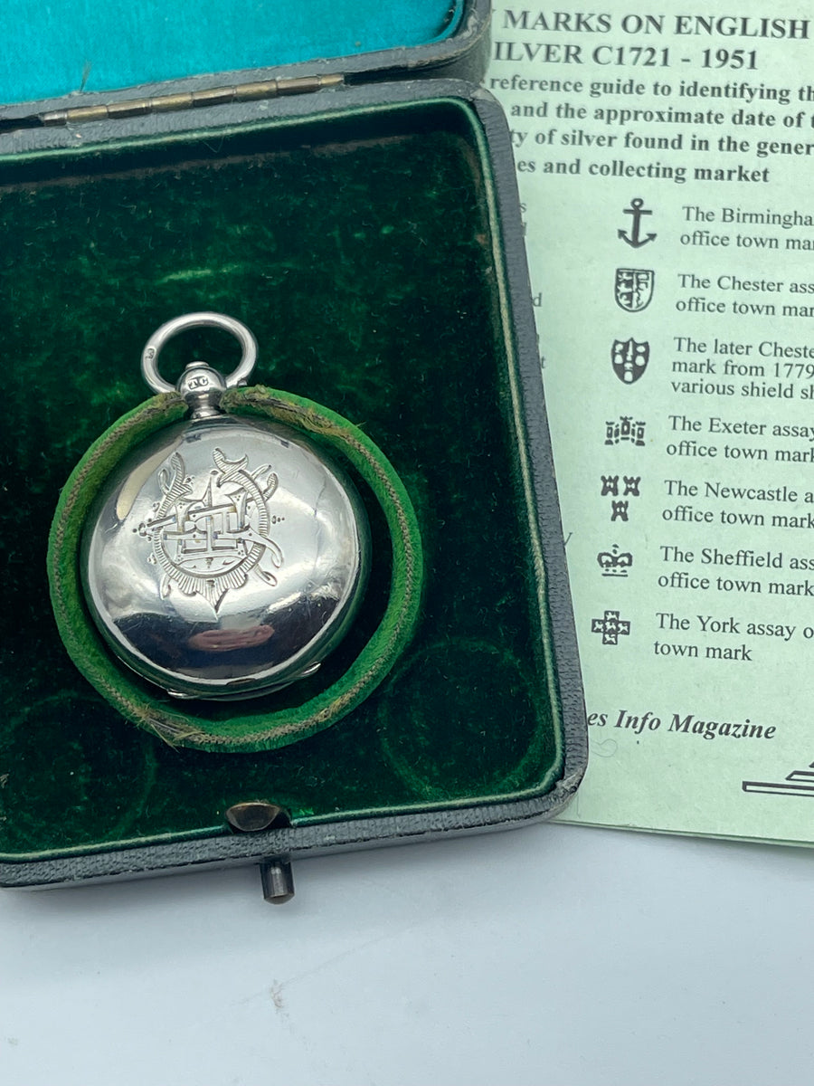 Antique Victorian Silver Sovereign Holder