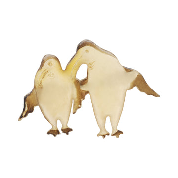 A Victorian pair of Horn penguins