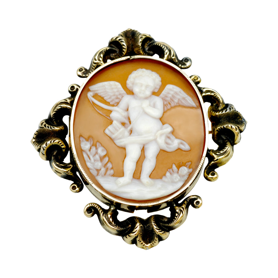 Early Victorian Cameo cupid