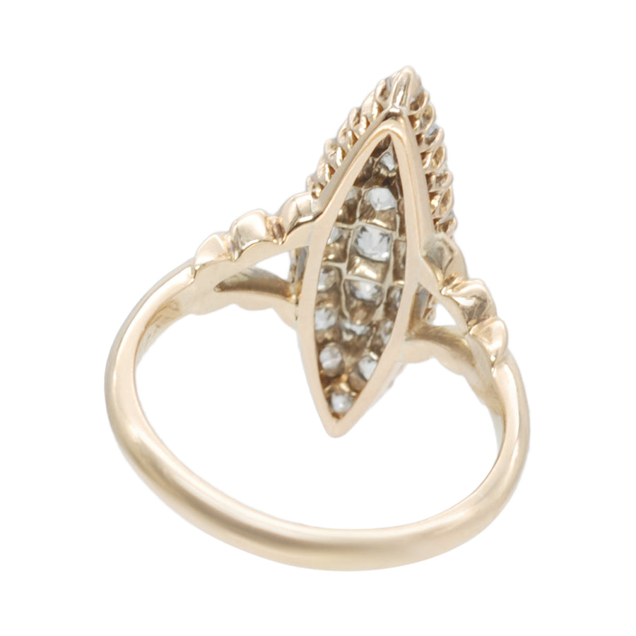 Antique 18ct Diamond Marquise Ring