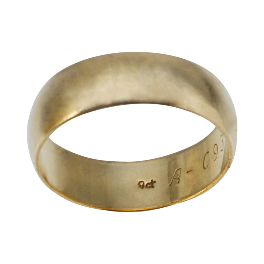 Vintage 9ct Gold Wedding Ring