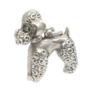Vintage Silver Poodle Charm