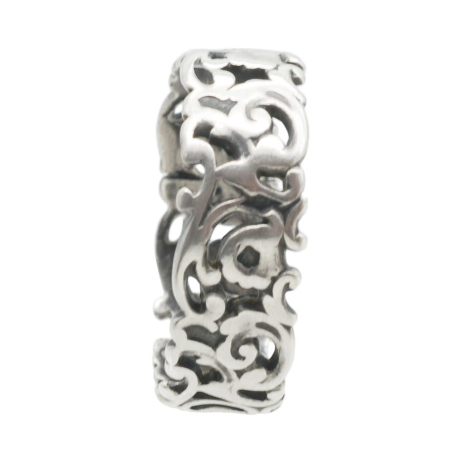 An Antique Cutwork French Silver Ring.