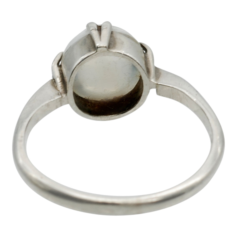 Antique Silver Moonstone Ring