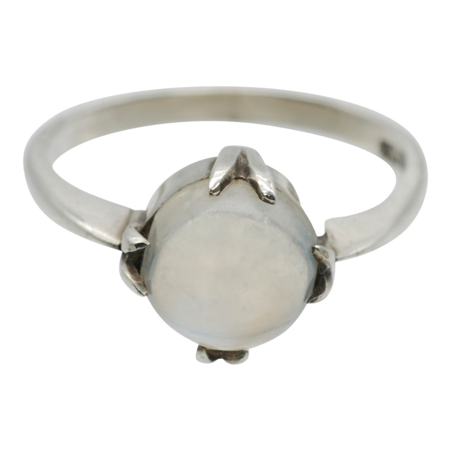 Antique Silver Moonstone Ring