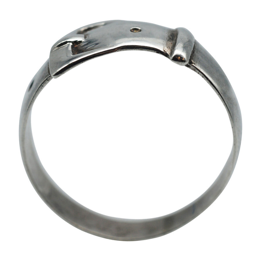 Antique  Silver Buckle Ring