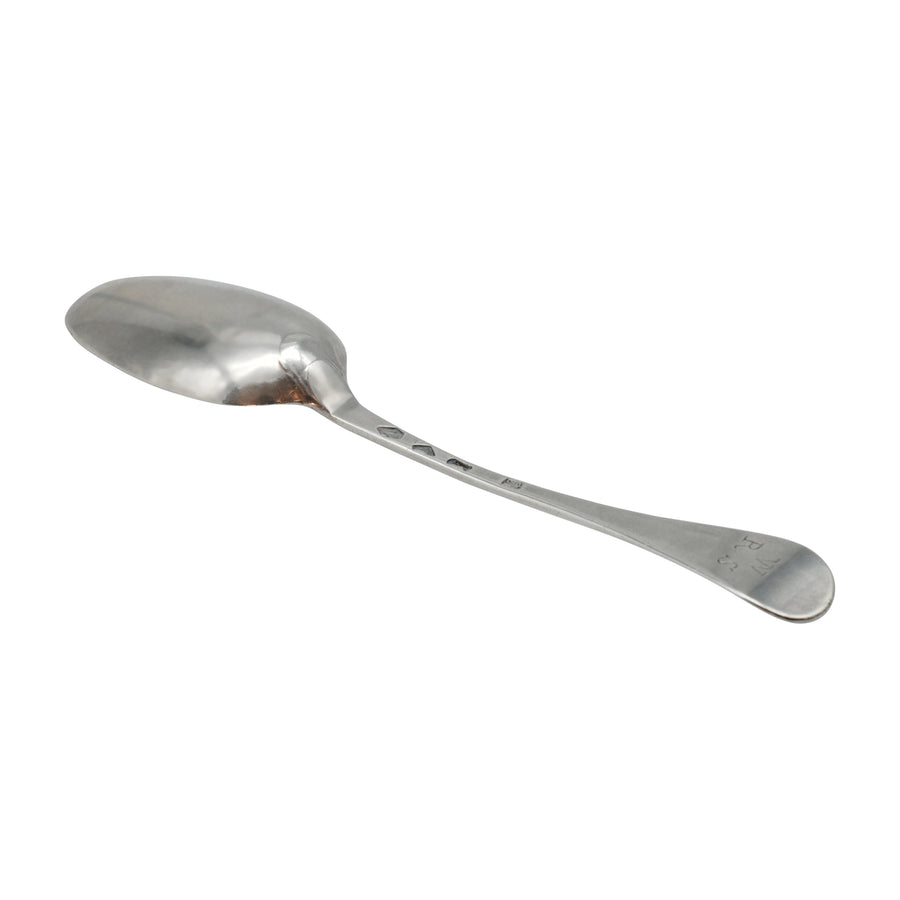 Georgian Sterling Serving Spoon - back